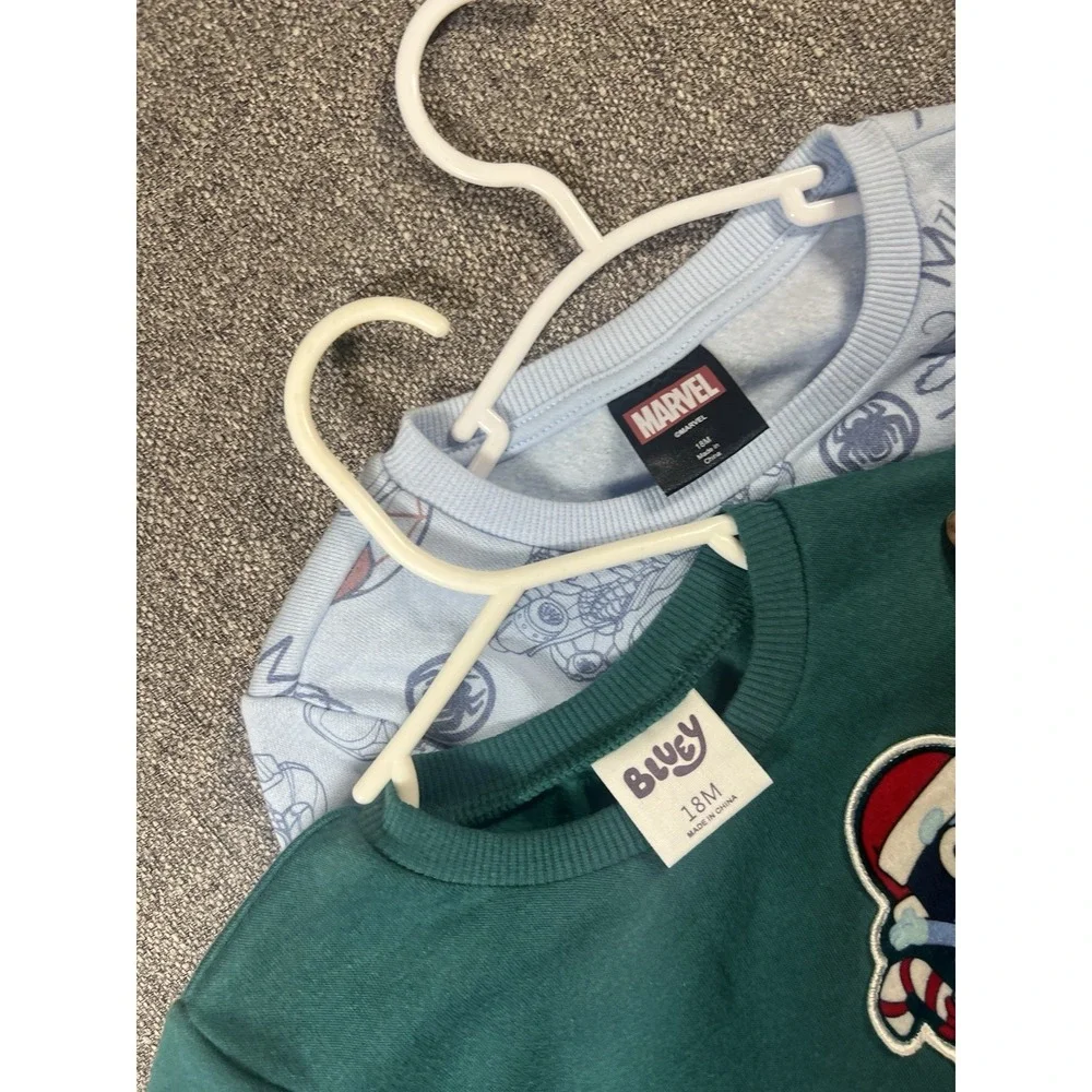 Spider-Man & Bluey Sweaters Baby Clothes 18 Months New with‎ Tags